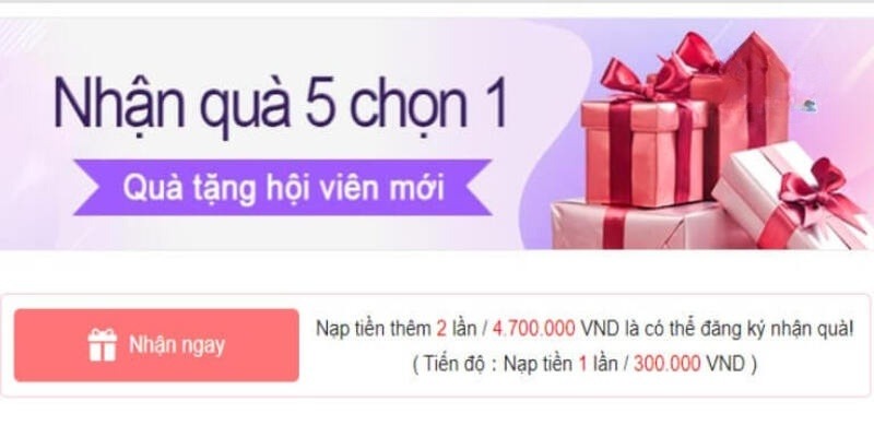 Đăng ký ngay để nhận một trong năm phần quà miễn phí